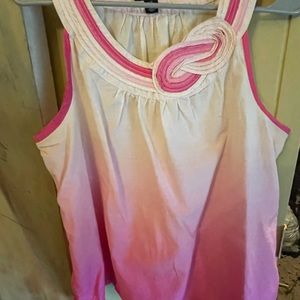 Tommy Hilfiger pinky tank top. With a little flowery thing!